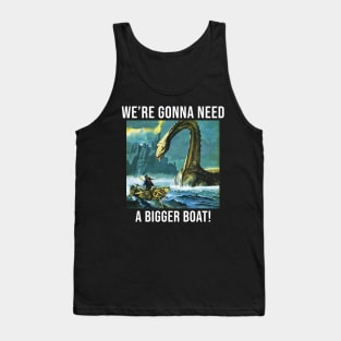 Loch Ness Monster Nessie Funny Classic Art Quote Tank Top